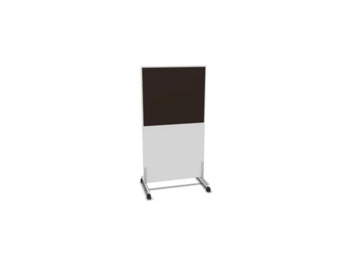 scheidingswand,HxB 1545x800mm,Bl-wit,BN2036-bruin