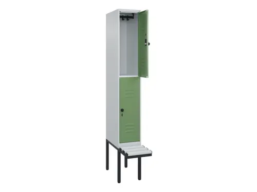 Dubbeldekse dekenkist,HxBxD 2120x300x815mm,1x2vak.,vak B 300mm