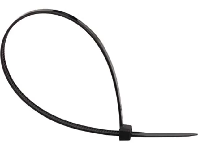 Kabelbinder 200x3,6mm zwart pak à 100 stuks