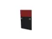 cache de banque d'accueil,p. table de bureau,CC-noir,BN4011-rouge