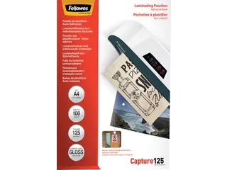 Fellowes Lamineerhoes Capture A4 250 Micron glanzend - 2