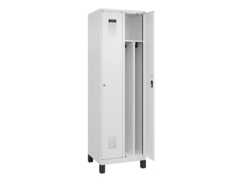 locker voor scheiding van kleding,HxBxD 1950x600x500mm,2vak