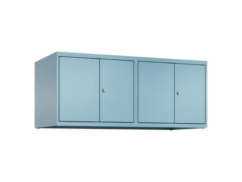 opzetkast,v. locker voor scheiding van kleding,4vak.,vak B 300mm