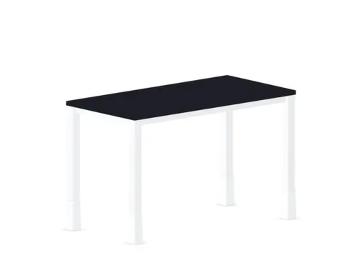 In hoogte verstelbaar bureau,HxBxD 720-840x1200x600mm,CC-zwart