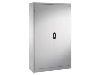 Draaideurkast 1950x1200x400mm 4 Legborden Draagvermogen 110kg Ral7035 - 1