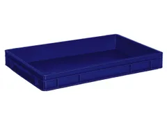 Euronorm Stapelkrat Pe 75x600x400mm 14liter Blauw