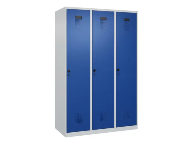 locker voor scheiding van kleding,HxBxD 1850x1200x500mm,3vak