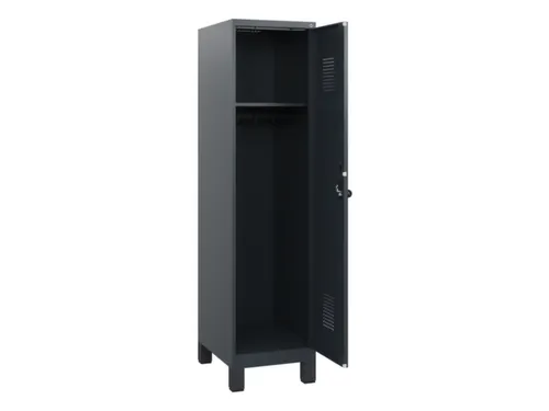schoollocker,HxBxD 1630x400x500mm,1vak,vak B 400mm,draaigrendel,voeten