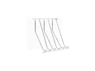verticaal fietsenrek,L 2100mm,6instelplaatsen,gebruik eenzijdig - 3