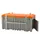 Opbergbox 750l 800x 1700x 860mm Kraanbaar Met Zijdeur Grijs/Oranje