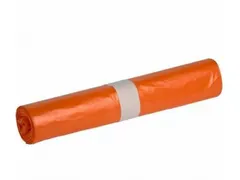 Afvalzak 70x110cm Oranje T25 120 Liter 25x20st