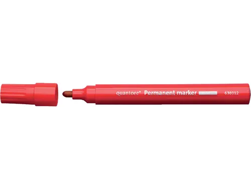 Quantore Permanent marker rond 1-1.5mm rood