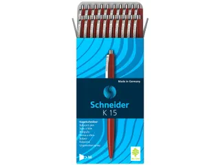 Balpen Schneider K15 medium rood - 4