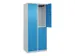 dubbeldekse locker,HxBxD 1850x800x500mm,2x2vak.,vak B 400mm