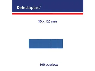 Detectaplast 8447 Textielpleister Elastisch Blauw 120x30mm 100 Stuks - 3