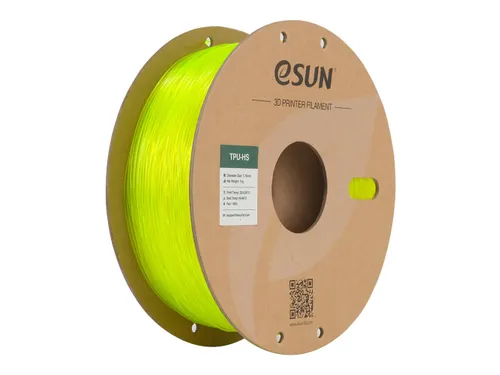 eSUN 3D printer Filament TPU-HS 1,75mm Fluor Geel 1kg