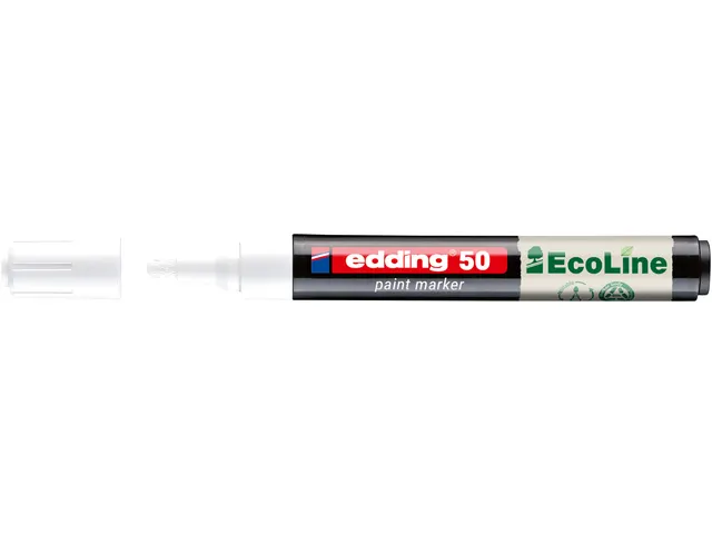 Paintmarker edding 50 EcoLine op waterbasis 2-3mm wit