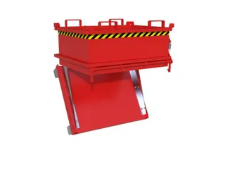 mini-bodemklepcontainer,HxLxB 625x800x1000mm,0,24m³,inrijbeugel,staal - 6
