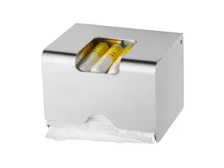 Tampon- en maandverbanddispenser compact RVS MQMiniF - 2