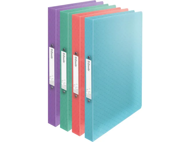 Colour'Breeze ringmap, 2 ringen, PP, ft A4, met soepele kaft Assorti