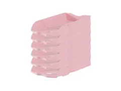 Brievenbak HAN Re-LOOP A4/C4 stapel- en nestbaar pastel roze 100% gere
