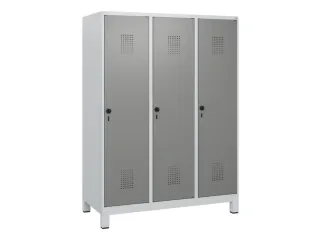 schoollocker,HxBxD 1630x1200x500mm,3vak,vak B 400mm,draaigrendel - 2