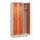 locker voor scheiding van kleding,HxBxD 1950x900x500mm,3vak