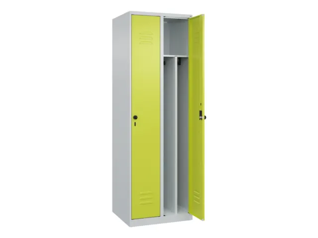 locker voor scheiding van kleding,HxBxD 1850x600x500mm,2vak