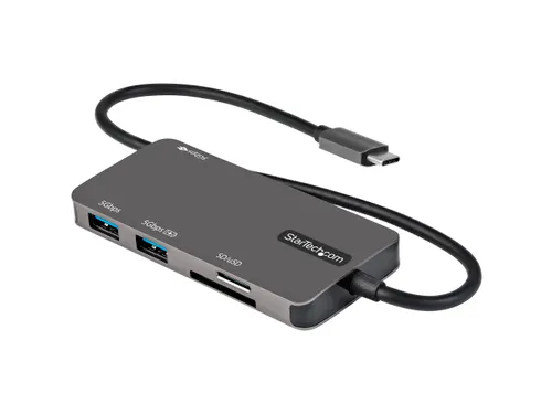 USB-C multiport adapter met 4K HDMI, USB hub en SD-kaartlezer