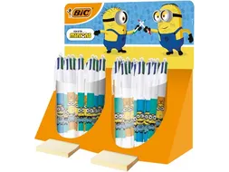 Colours Minions 4-kleurenbalpen medium display 40 stuks