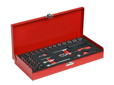 GEDORE RED R49014033 Jeu de douilles 1/4 4-13mm 32pièces