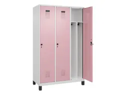 locker voor scheiding van kleding,HxBxD 1950x1200x500mm,3vak