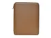 Schrijfmap DESQ A4 met rits leder bruin