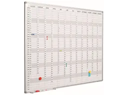 Verticale Jaarplanner Magnetisch 60x90cm Duits Softline profiel 8mm