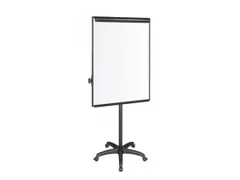 Flipchart Magnetisch Met 5 Wielen 100x70cm Zwart