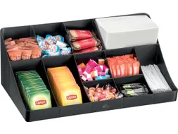 Opbergbak Voor Kantine Koffiehoek of Keuken Zwart