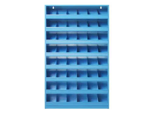 stortgoedstelling,HxBxD 850x500x125mm,48stortvakken,metaal,RAL 5012