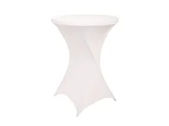 Tafelrok BRASQ voor statafel 80cm wit