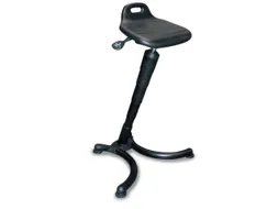 Stahulp Staal H 670-910Mm Pu-Schuimzitting Zwart Schuine Zuil Gasveer