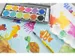 Verfdoos Eberhard Faber Winner 12 kleuren waterverf incl. mengpalet