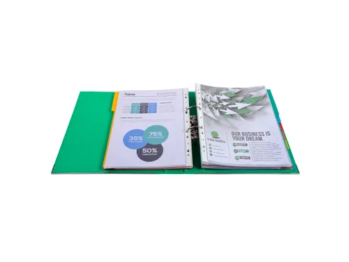 Ordner PP Prem'Touch A4maxi 50mm groen