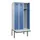 locker met bank,HxBxD 2120x900x815mm,3vak,vak B 300mm,cilinderslot