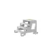OUTLET bordestrap verrijdbaar bordes H 0 4m 2treden aluminium
