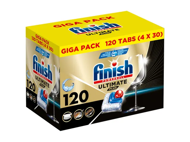 Vaatwastabletten Finish Ultimate plus 120 stuks gigapack