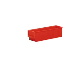stellingbak,HxBxD 81x91x300mm,PP,rood
