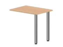 aanbouwtafel,i.h.v.,HxBxD 720-840x800x600mm,NE-esdoorn