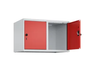 opzetkast,v. locker,2vak.,vak B 400mm,HxBxD 500x800x500mm,draaigrendel - 1