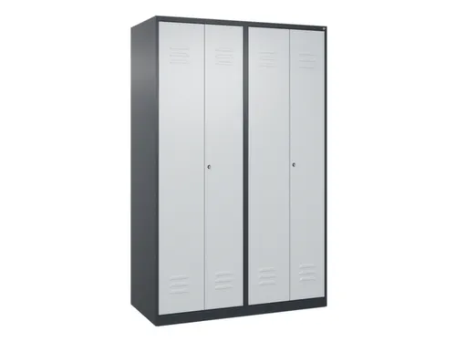 locker voor scheiding van kleding,HxBxD 1850x1200x500mm,4vak
