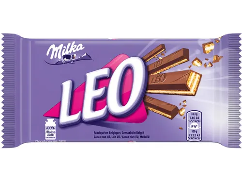 Milka Leo Melk chocoladerepen van 33gram