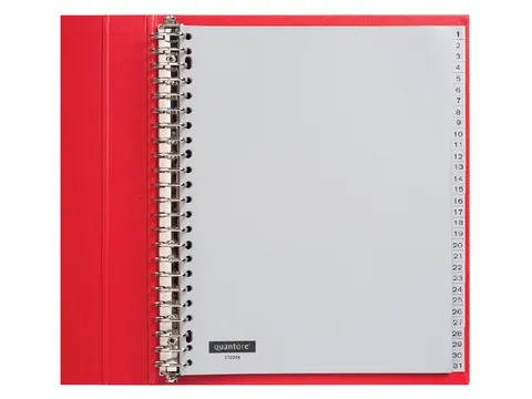 Tabbladen Quantore A4 23-Gaats 1-31 Genummerd Extra Breed Pp
